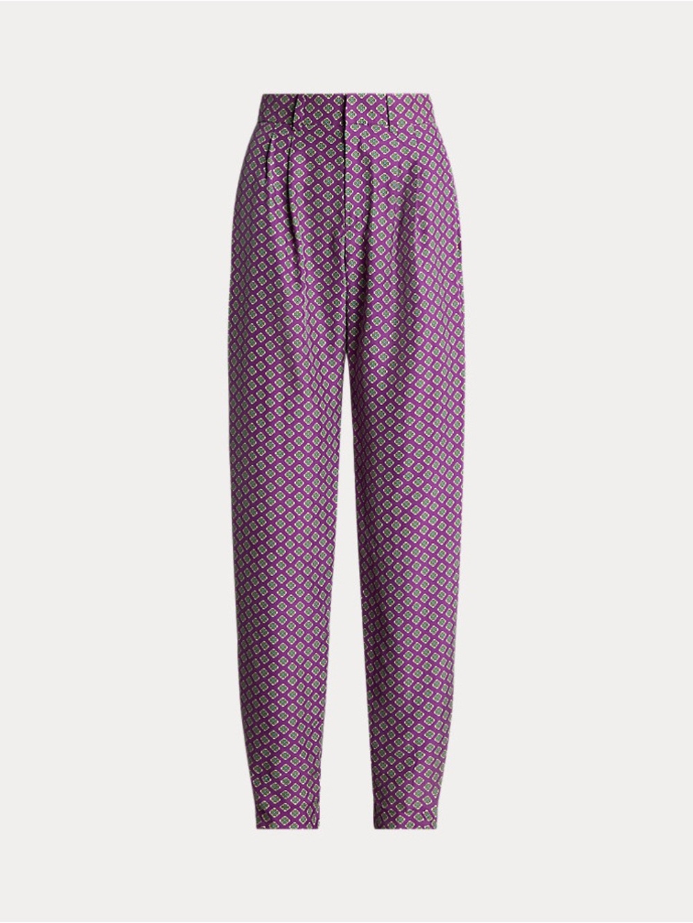 Ralph Lauren Purple Label Cassidy Print Silk Habotai Pant